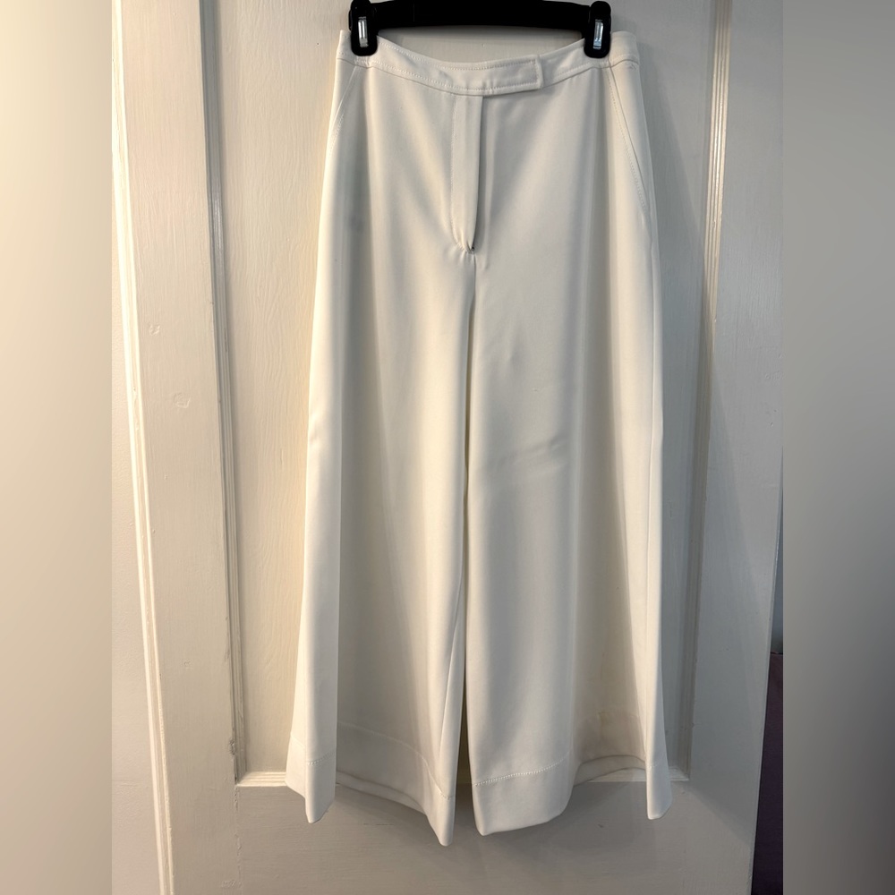 Elizabeth and James Wide Leg Crop Pants Drapey Trousers-size 4